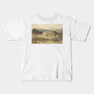 Althorp House, Northamptonshire by William Daniell Kids T-Shirt